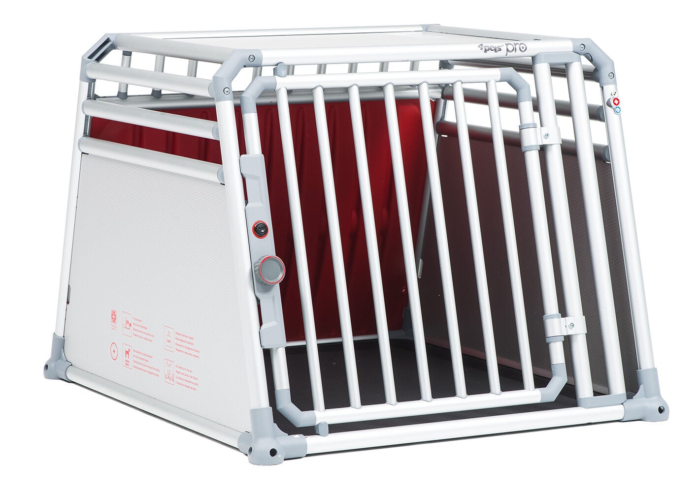 4Pets Pro 3 - Autobench Hond - chroom - 66x6868x93.5 cm - L 4Pets Pro 3 - Autobench Hond - chroom - 66x6868x93.5 cm - L