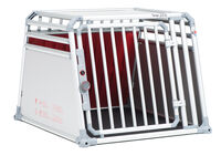 4Pets Pro 3 - Autobench Hond - chroom - 66x68x93.5 cm - L