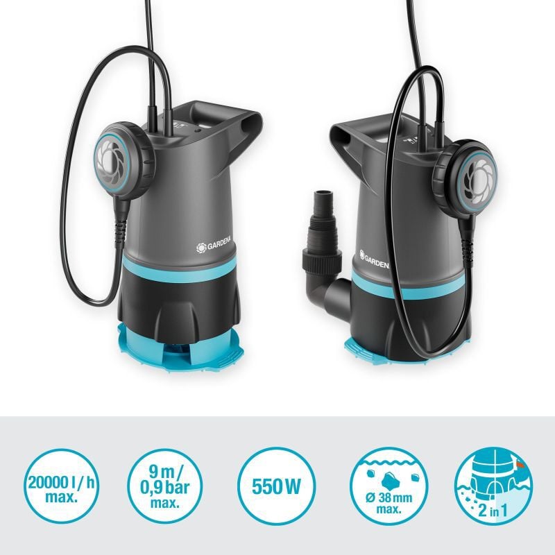 GARDENA 20000 Basic - Vuilwaterpomp - 20000 l/h