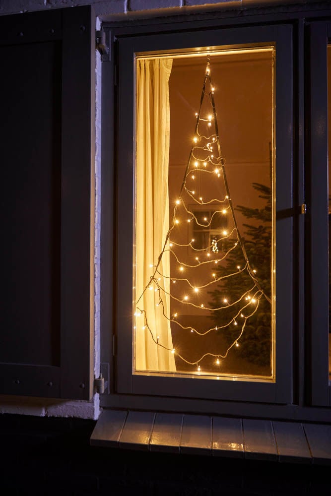 Fairybell 2,10 meter - Deurkerstboom - 120 - Warm wit - 210 cm