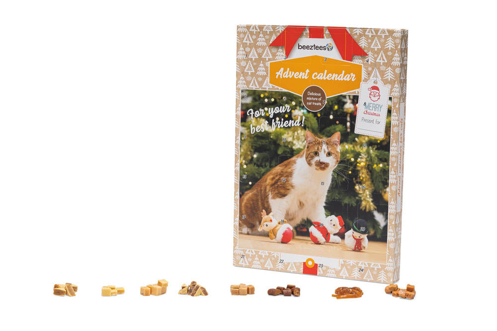 Beeztees Kerst Advent kalender Purr - Kattensnack