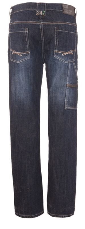 247 Jeans Wolf D30 - Werkspijkerbroek Heren - Donker denim blauw - 32 - 32