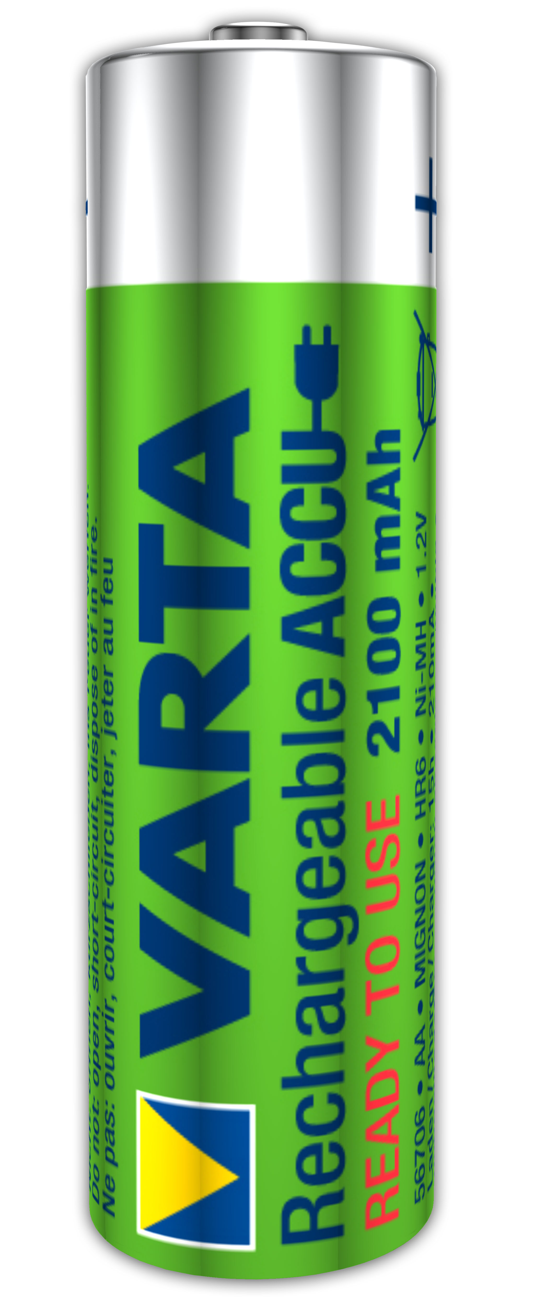 Varta AA 2100mAh Oplaadbaar - Batterij - 4 Stuks