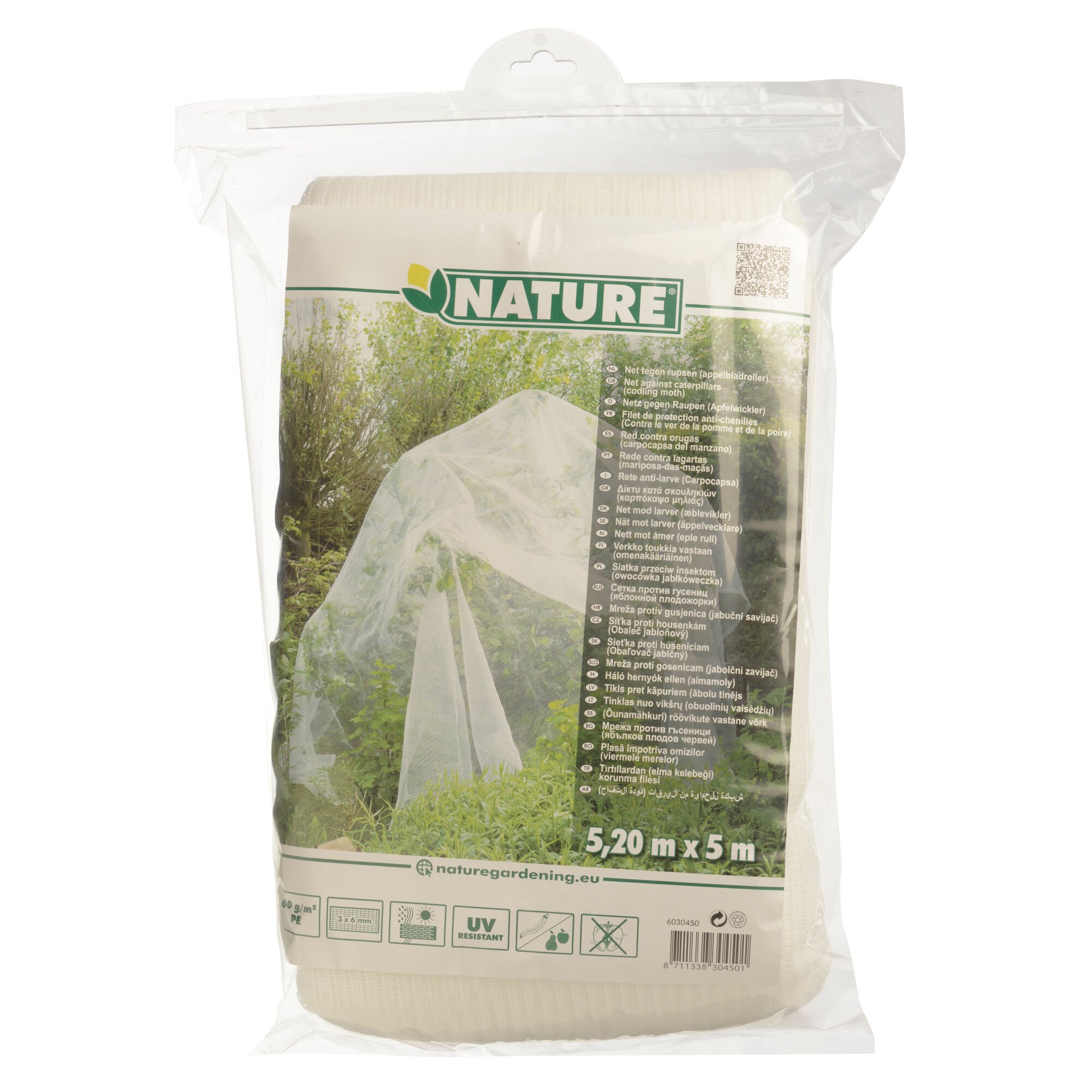 Nature Tuinnet Tegen rupsen 5.2x5m -Kweekbenodigdheden Nature Tuinnet Tegen rupsen 5.2x5m -Kweekbenodigdheden