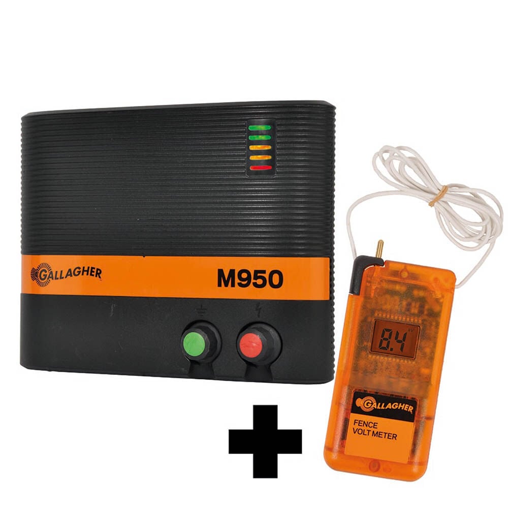 Gallagher M950 met gratis voltmeter - Lichtnetapparaat