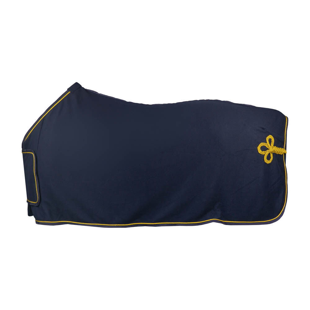 Horka Zweetdeken - met Ornament - Blauw/Goud - 145/195 Horka Zweetdeken - met Ornament - Blauw/Goud - 145/195
