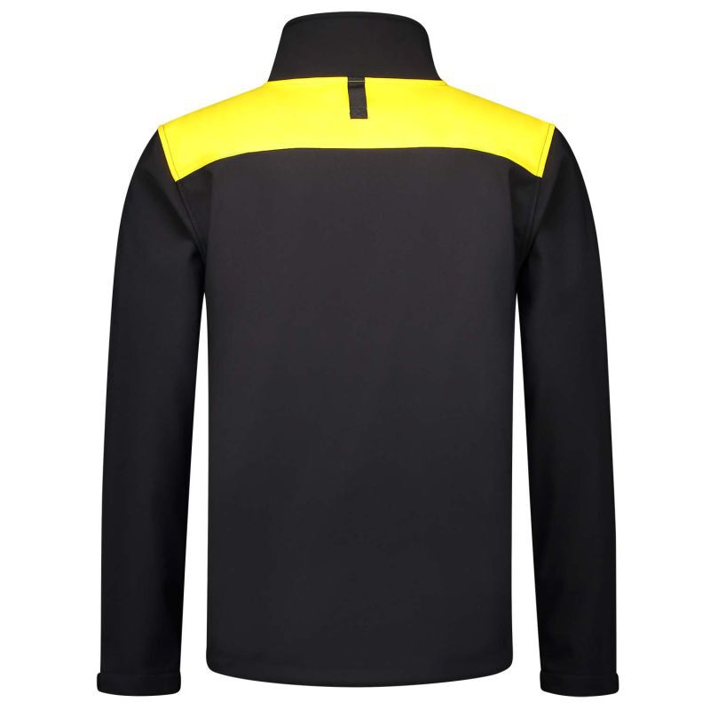 Tricorp Bicolor 402021 - Softshell jas - Zwart Geel - 3XL