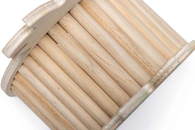 Beeztees Hamsterhuis Ananas - Knaagdierspeelgoed - 18x14x9 cm