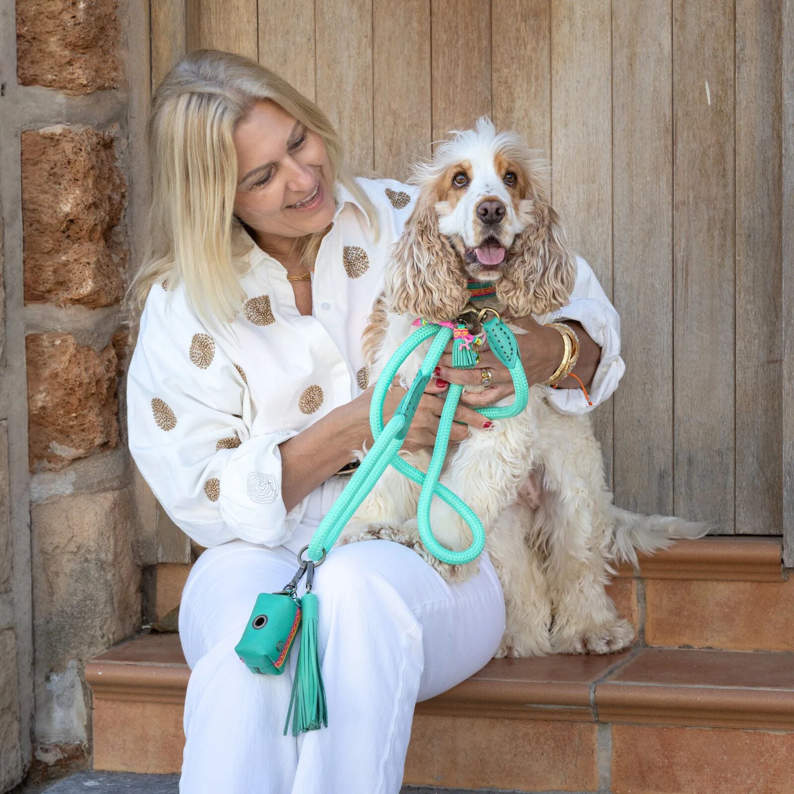 Dwam Lagoon 220 cm - Trainingslijn Hond - Turquoise