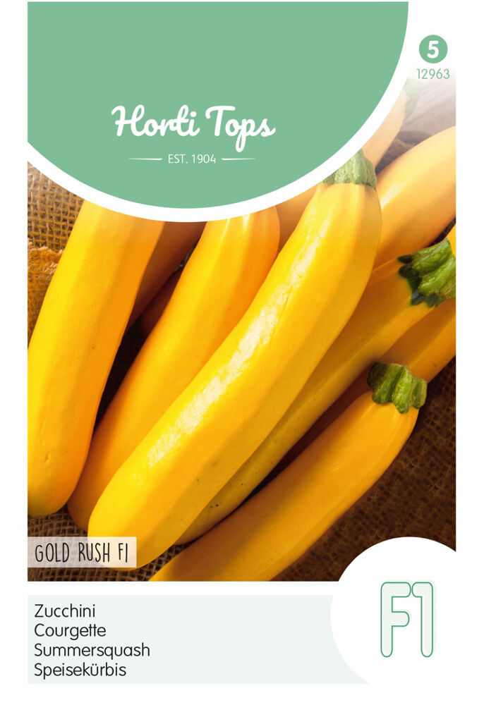Hortitops Courgette Cucurbita pepo Gold Rush F1 - Groentezaden