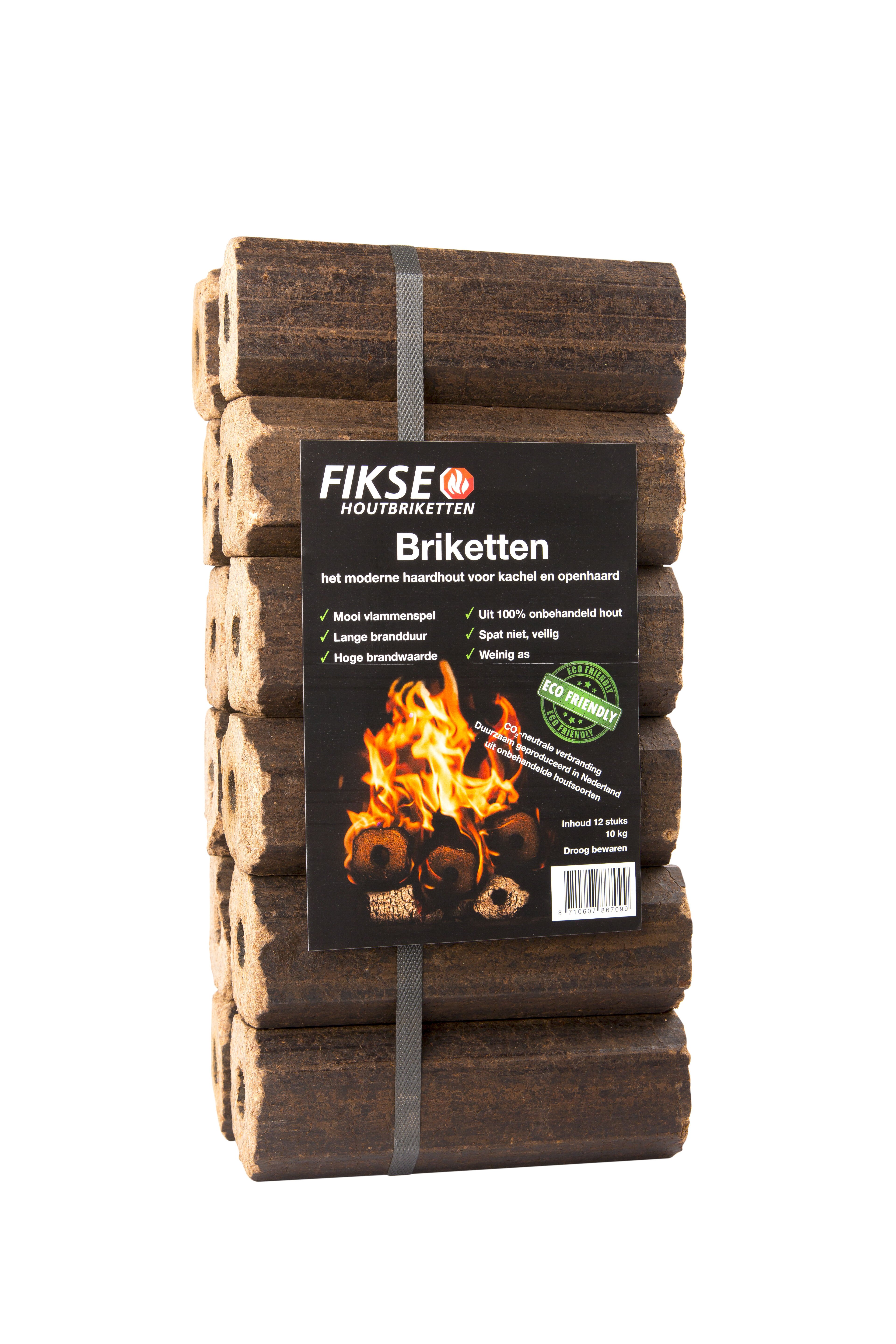 Fikse houtbriketten Eco Pini Kay - Haardblokken Fikse houtbriketten Eco Pini Kay - Haardblokken