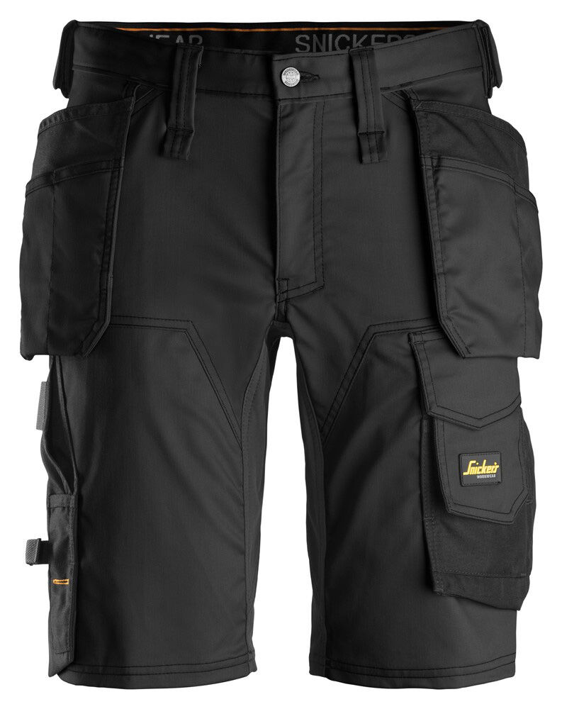 Snickers AllroundWork 6141 Stretch - Korte werkbroek - Zwart - 50 Snickers AllroundWork 6141 Stretch - Korte werkbroek - Zwart - 50