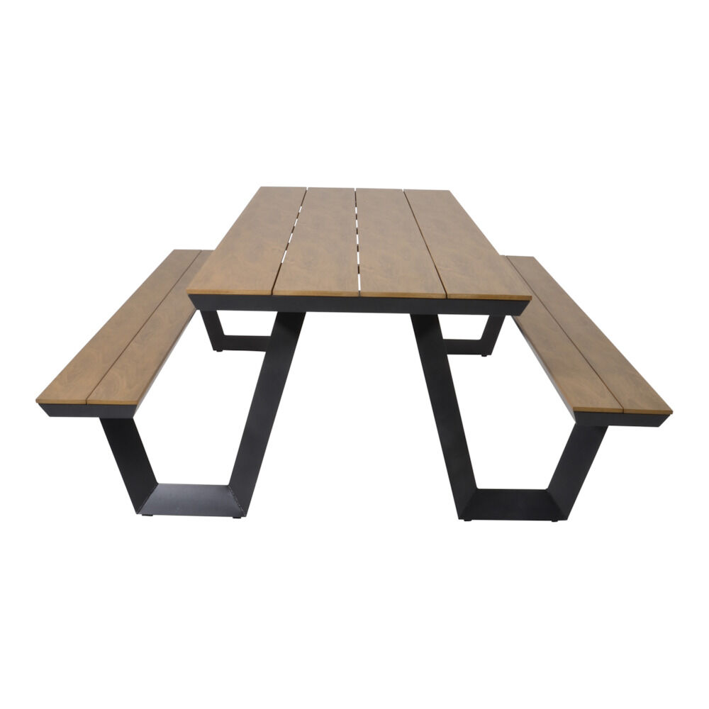 Lesli Living Arezzo - Picknickset - Teaklook - 1x2889x200 cm