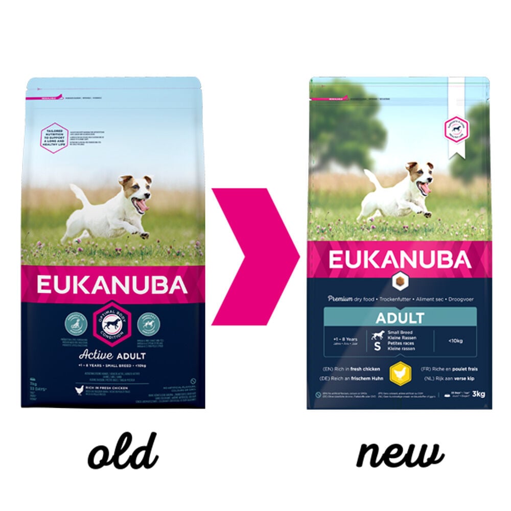 Eukanuba Adult Small - Hondenvoer - 3 Kilogram - kip