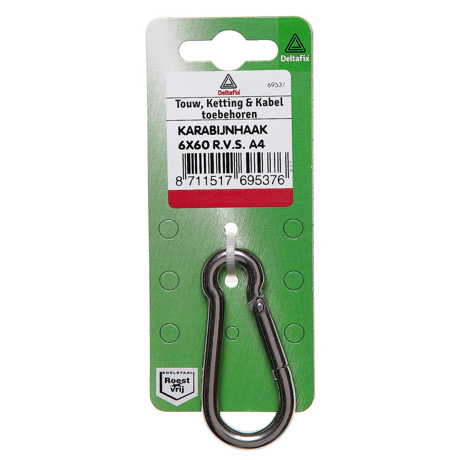 Deltafix 100x10mm - Karabijnhaak - 1 cm