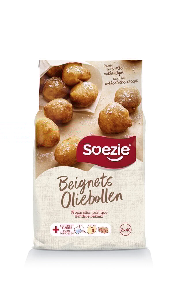 Soezie Mix voor oliebollen - Gebak & Dessert Soezie Mix voor oliebollen - Gebak & Dessert
