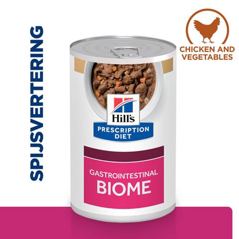 Hill's Prescription Diet Gastrointestinal BIOME - Hondenvoer - 354 Gram - kip Hill's Prescription Diet Gastrointestinal BIOME - Hondenvoer - 354 Gram - kip
