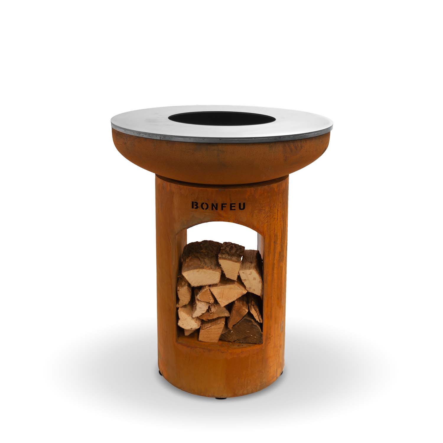 BonFeu BonBiza - Vuurschaal - Rond - Roest - Staal - 80 cm