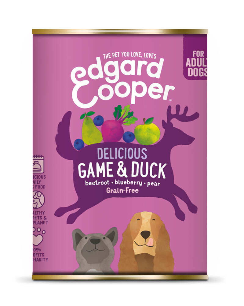 Edgard & Cooper Adult - Hondenvoer - 400 Gram - eend, wild Edgard & Cooper Adult - Hondenvoer - 400 Gram - eend, wild