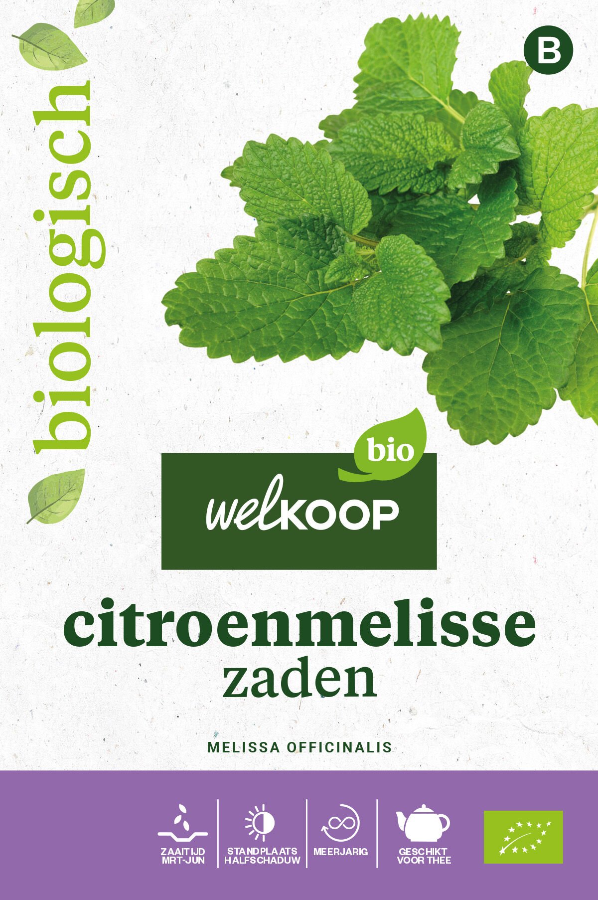 Welkoop Bio - Citroenmelisse Zaden