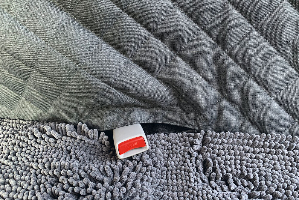 Dirty Dog - Autodeken - Hond - grijs - 1x89x112 cm - M