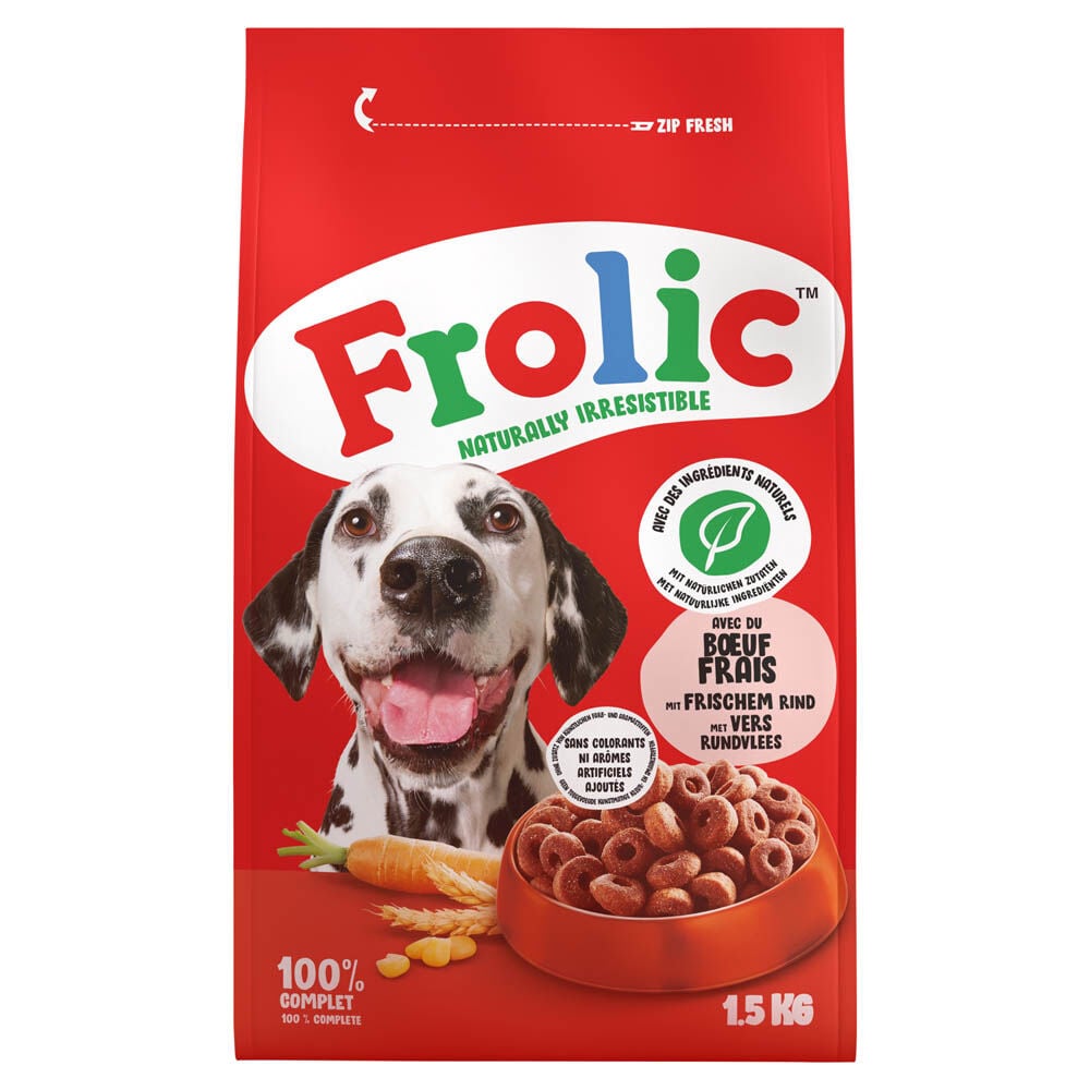 Frolic - Hondenvoer - 1.5 Kilogram - rund Frolic - Hondenvoer - 1.5 Kilogram - rund
