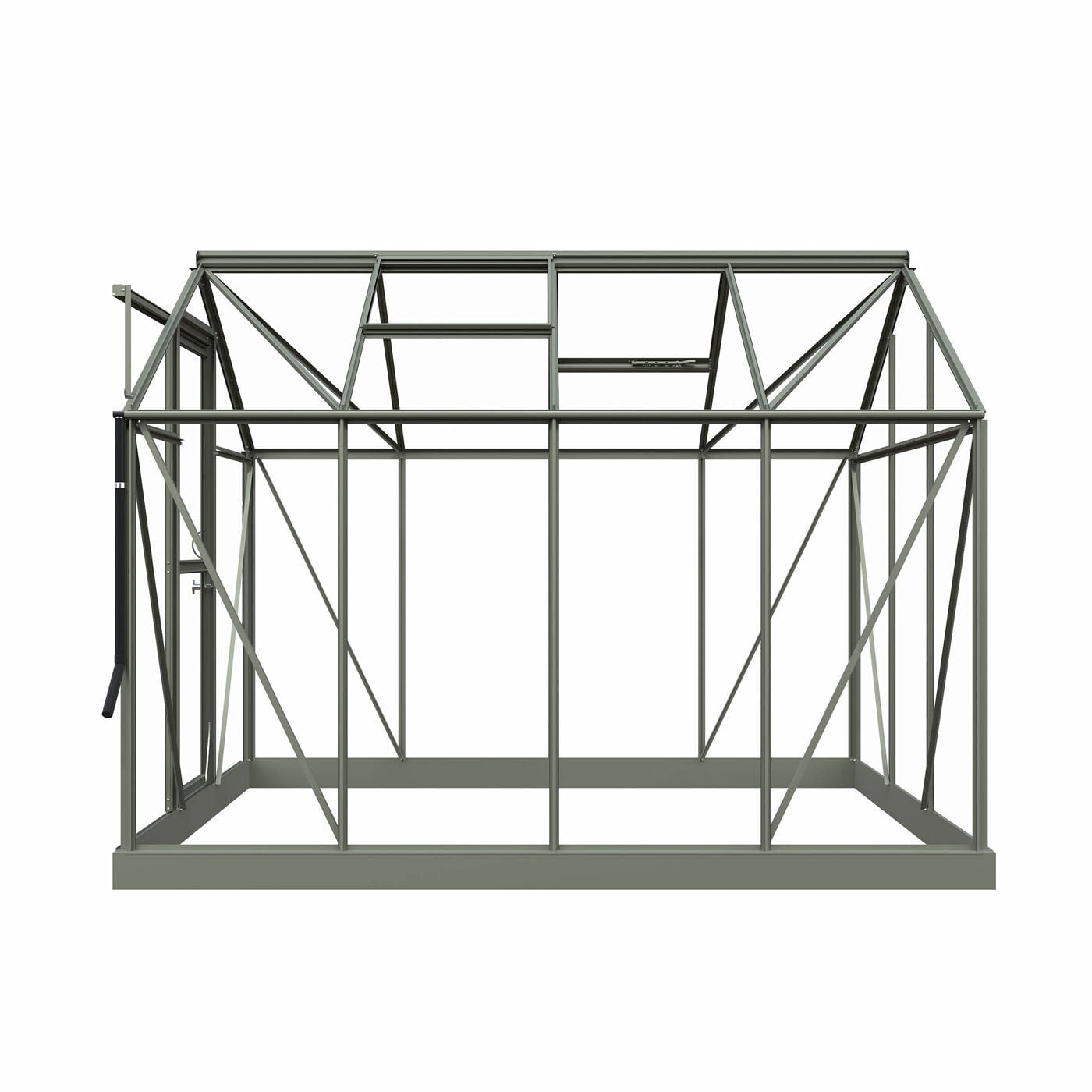Royal Well Mary II - Tuinkas - Groengrijs - 241x212x291 cm - Veiligheidsglas