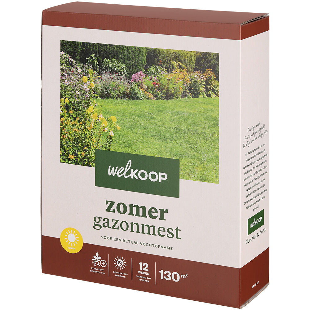 Welkoop - Zomer Gazonmest - 130 m2 - 4 Kilogram