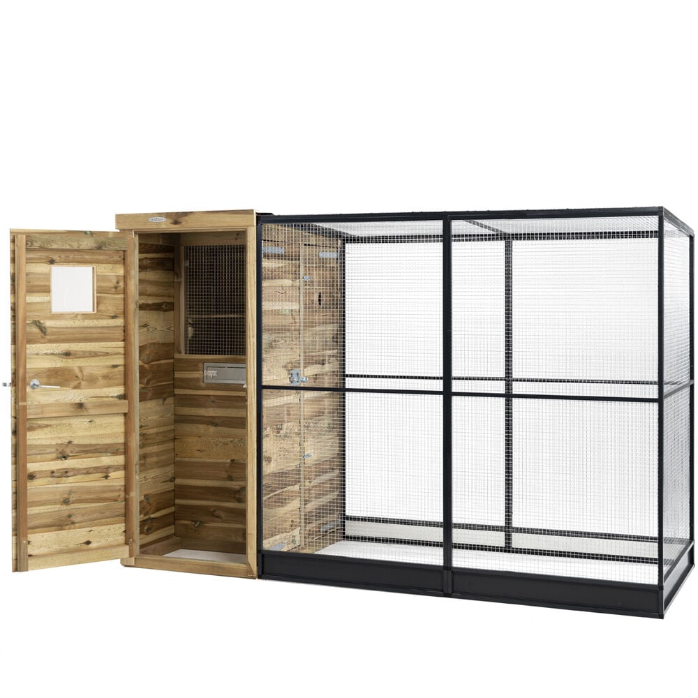 Voldux Thomas - Volière - Naturel / zwart - Links