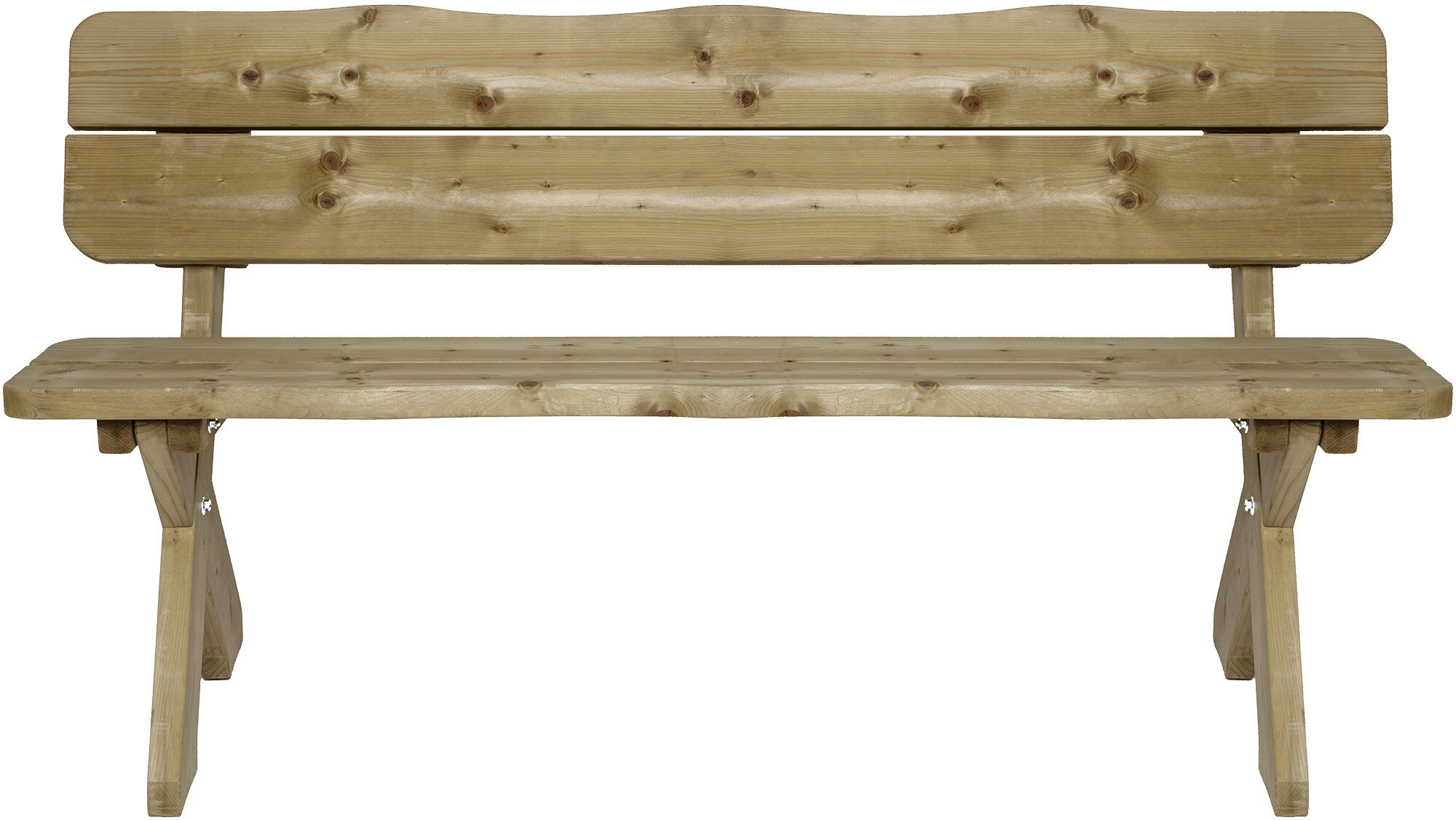 Talen Buitenmeubelen Weidebank  - Tuinbank - Bruin - 62x91x170 cm