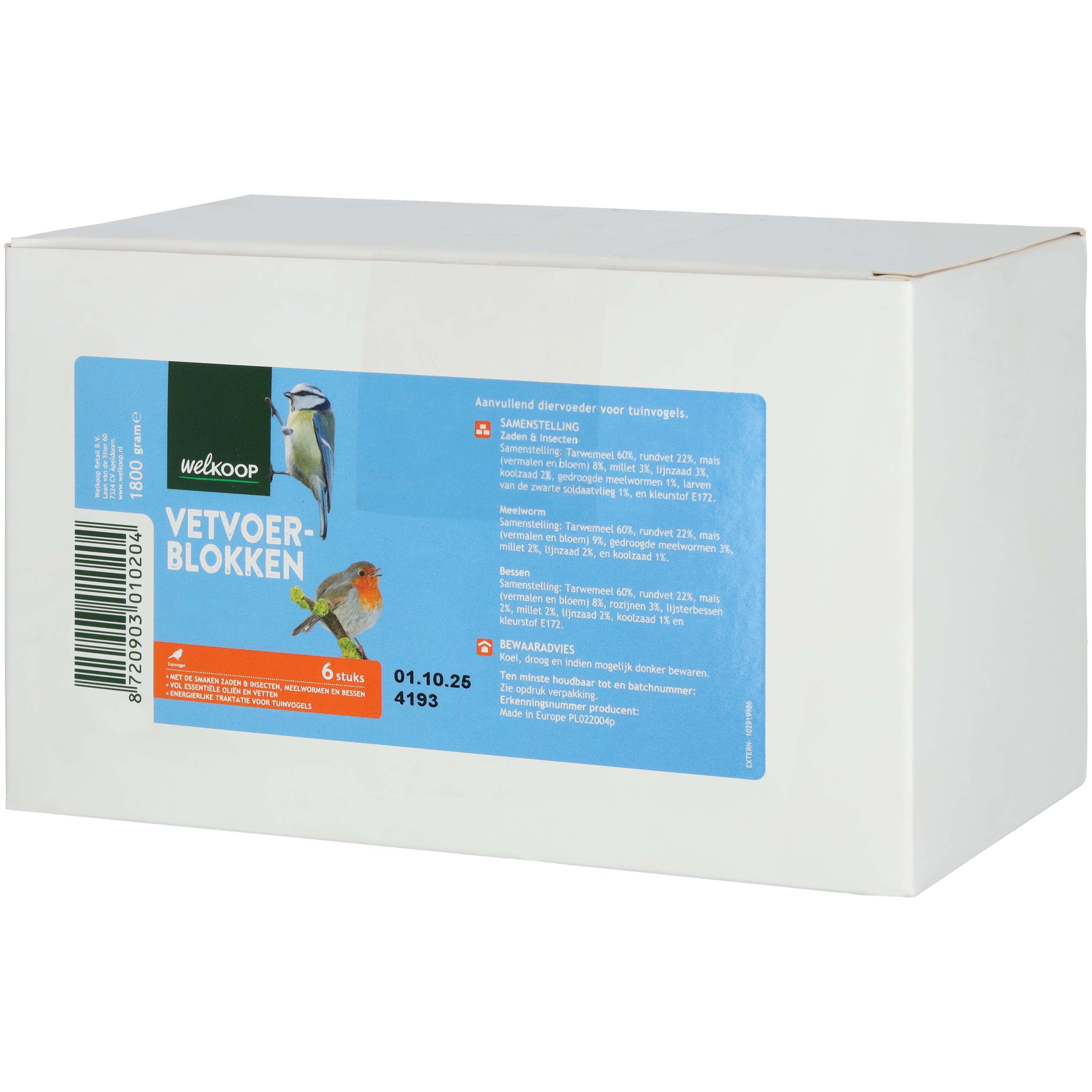 Welkoop 6-pack - Vetblokken