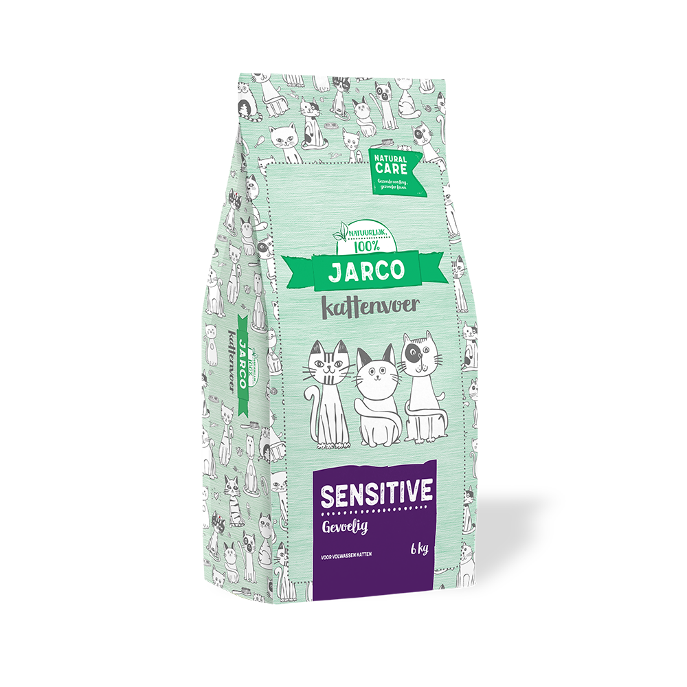 Jarco Natural Sensitive - Kattenvoer - 6 Kilogram - lam Jarco Natural Sensitive - Kattenvoer - 6 Kilogram - lam