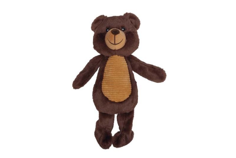 Beeztees Beer Balu - Knuffel - Hondenspeelgoed - Bruin - 12x13x1 cm