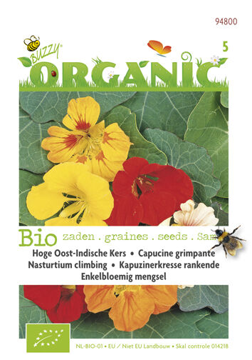 Buzzy Organic Bio Oost-Indische Kers - Bloemzaden