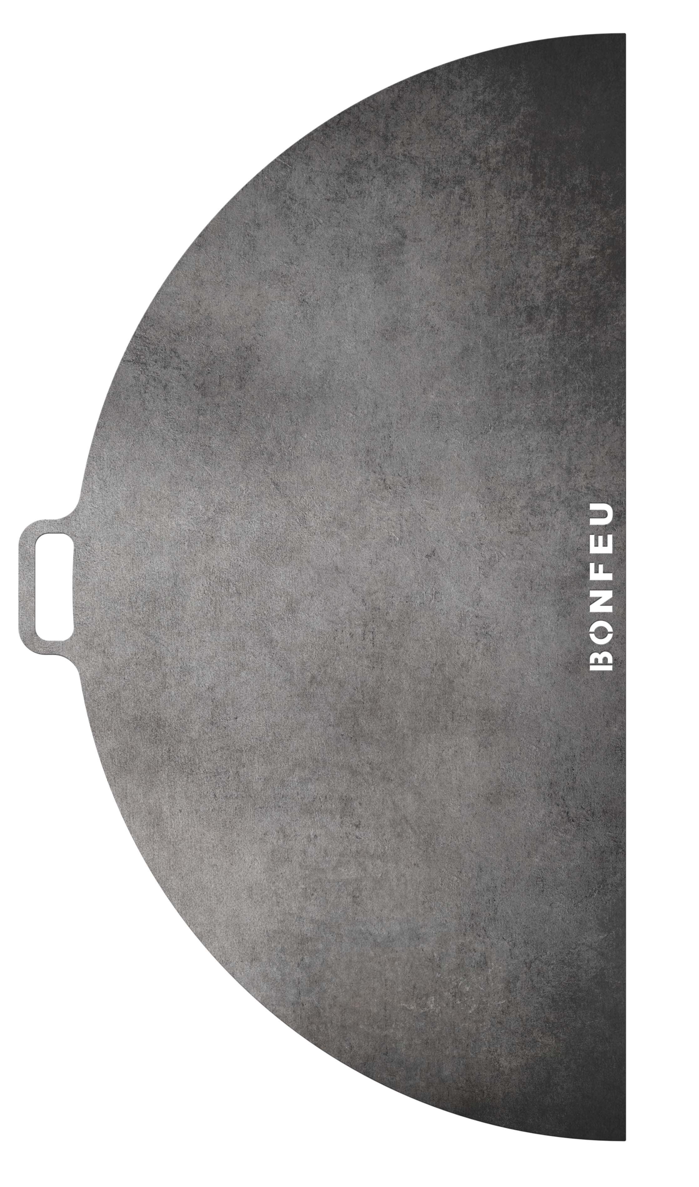 BonFeu Halve Plancha - Bakplaat - Rond - Staal - 80 cm - Medium BonFeu Halve Plancha - Bakplaat - Rond - Staal - 80 cm - Medium