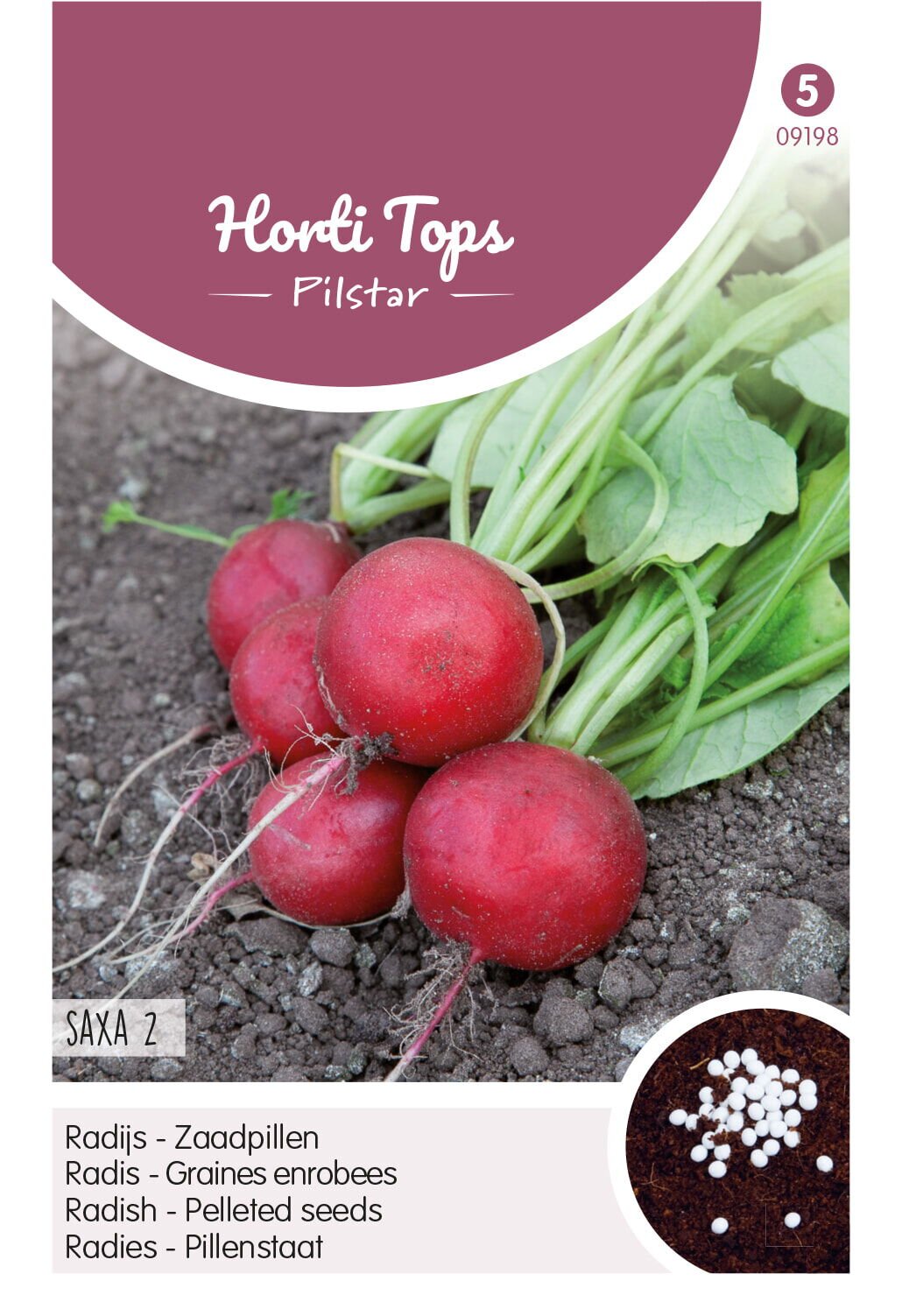 Hortitops Radijs Raphanus sativus axa - Groentezaden
