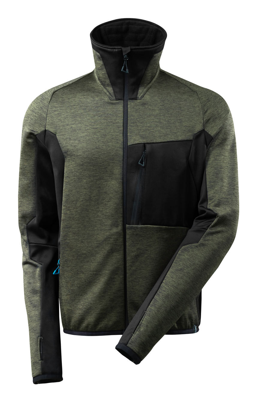 MASCOT Advanced - Fleece vest - Mosgroen / zwart - S MASCOT Advanced - Fleece vest - Mosgroen / zwart - S