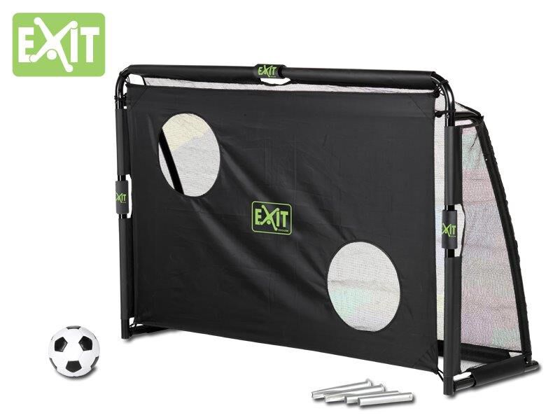 EXIT Maestro - voetbalgoal - Zwart - Staal