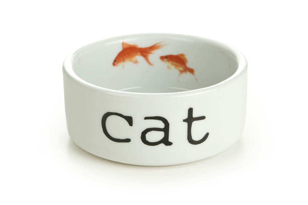 Beeztees Snapshot - Kat - Voer of drinkbak - 5x11x12 cm