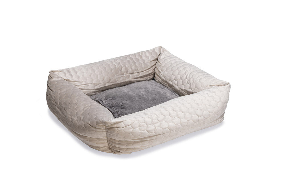 Karlie Velvet - Hondenmand - Beige - 22x70x80 cm - Groot