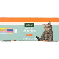 Welkoop Pouch Brokjes in Saus - Kattenvoer - 40x85 gram - 3400 Gram - vis