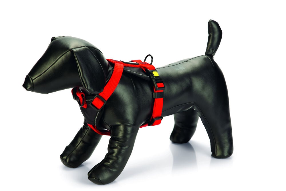 Beeztees Premium Parinca - Y-tuig Hond - rood - 59 tot 67 cm
