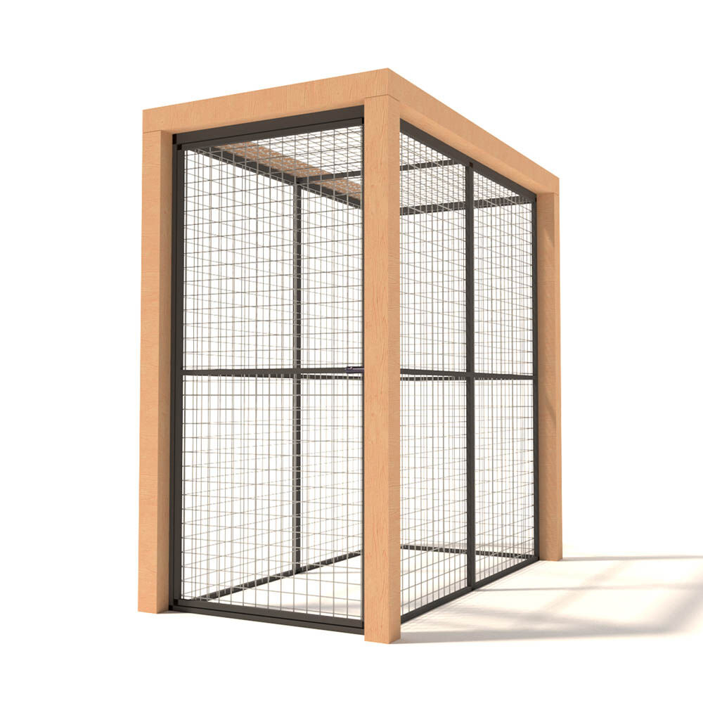 Glorenza Olivia - Kattenren - Antraciet - 187x190x103 cm Glorenza Olivia - Kattenren - Antraciet - 187x190x103 cm