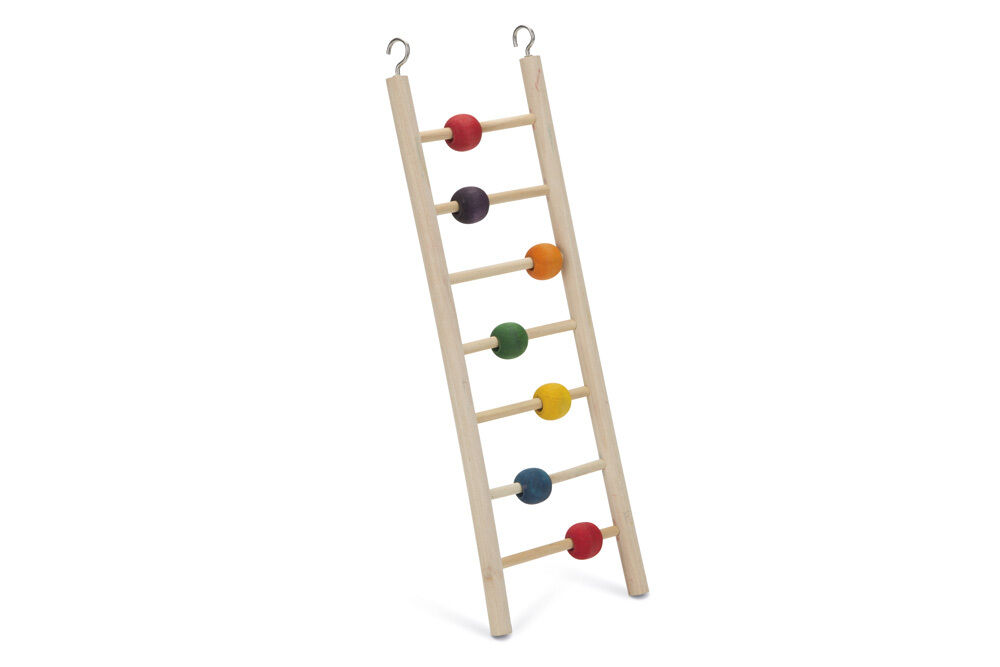 Beeztees Beady Ladder 7 Treden - Vogelspeeltje - Multi - 36.5x9.2x1.2 cm Beeztees Beady Ladder 7 Treden - Vogelspeeltje - Multi - 36.5x9.2x1.2 cm