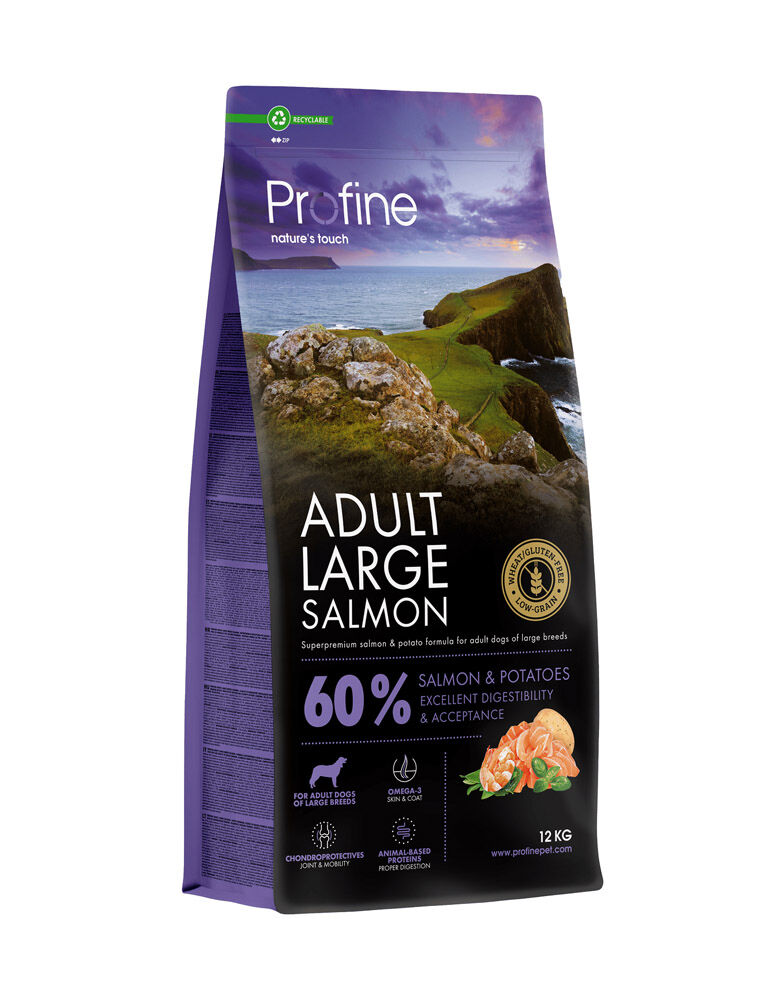 Profine Adult Large Salmon & Potatoes - Hondenvoer - 12 Kilogram - zalm Profine Adult Large Salmon & Potatoes - Hondenvoer - 12 Kilogram - zalm
