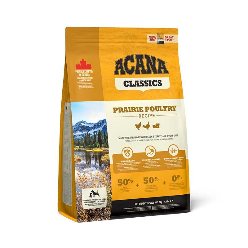 Acana Classic Prairie Poultry - Hondenvoer - 2000 Gram - gevogelte Acana Classic Prairie Poultry - Hondenvoer - 2000 Gram - gevogelte