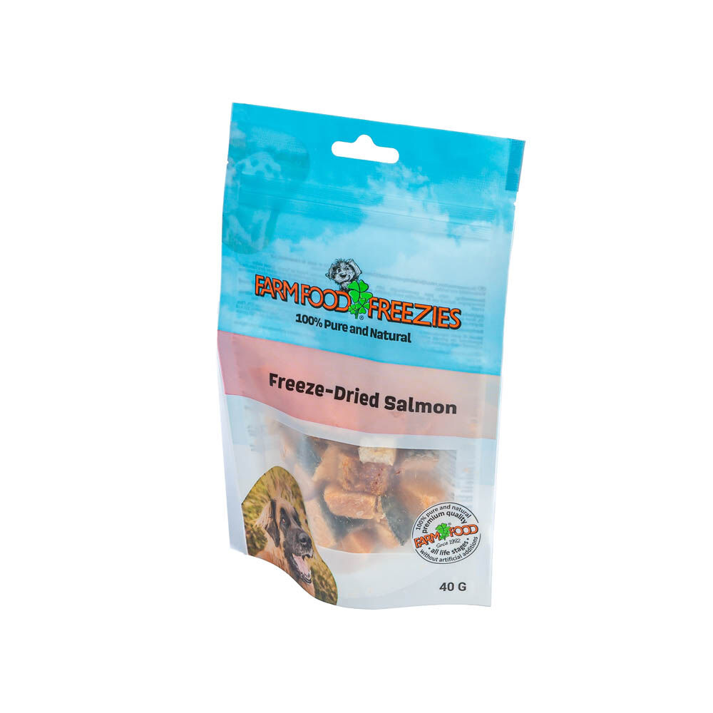 Farm Food Freezies - Hondensnack - 40 Gram - zalm Farm Food Freezies - Hondensnack - 40 Gram - zalm