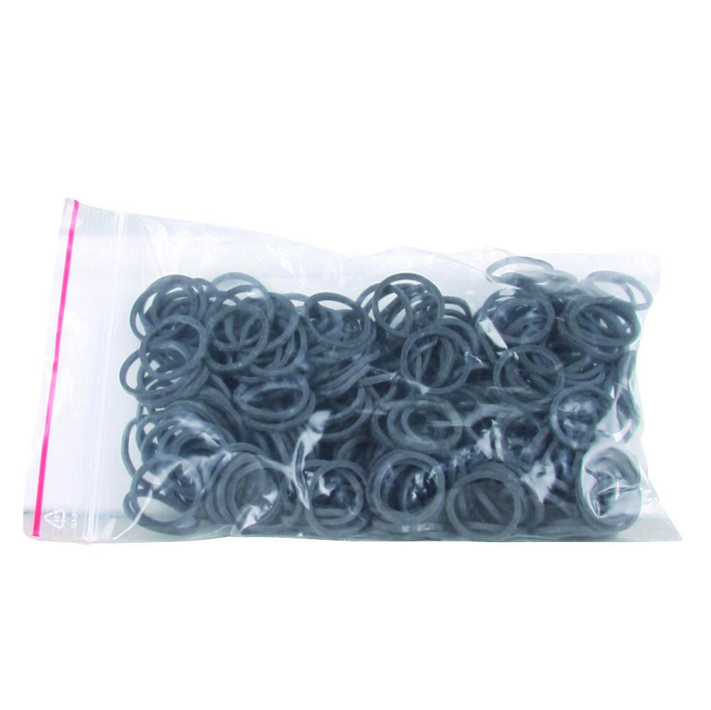 Waldhausen Manenelastiekjes - Paard - Zwart Waldhausen Manenelastiekjes - Paard - Zwart