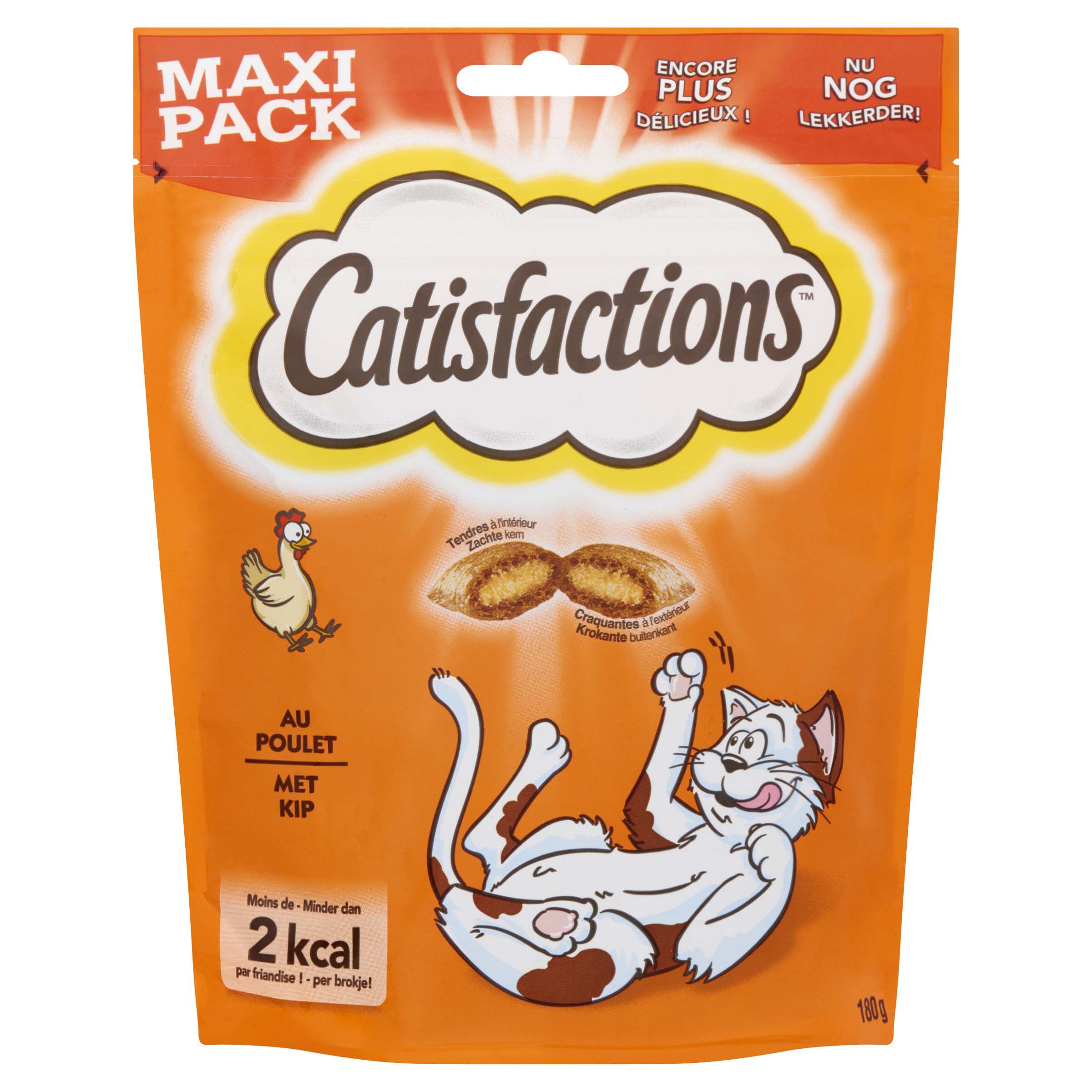 Catisfactions - Kattensnack - 180 Gram - kip Catisfactions - Kattensnack - 180 Gram - kip