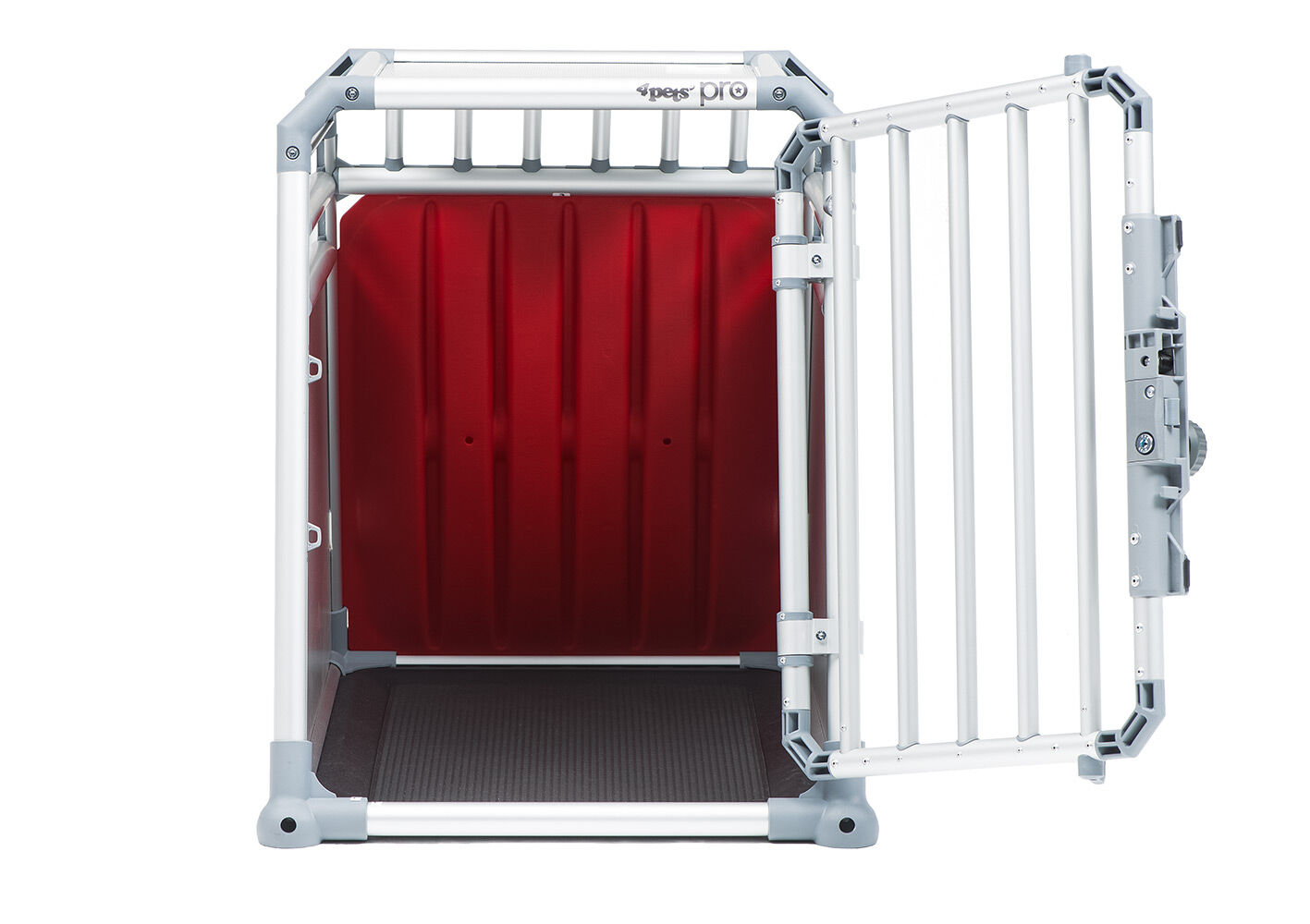 4Pets Pro 2 -  Autobench Hond - chroom - 66x54554.5x83.5 cm - M